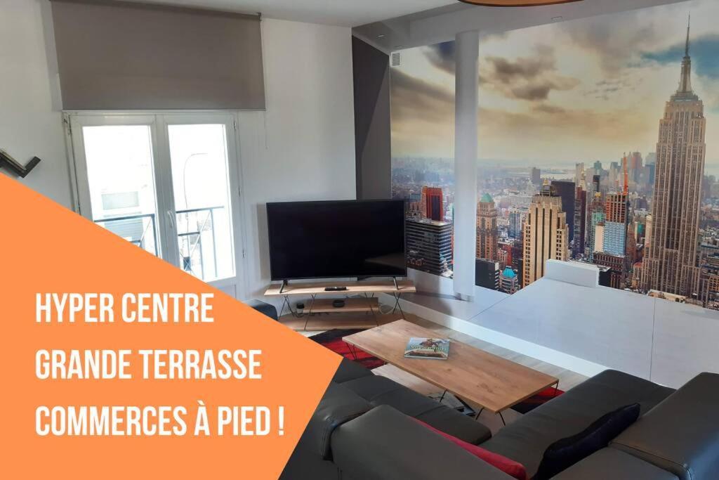 La Roche-Chalais Appartement Renove Le New-York En Centre Ville - Terrasse Et Parking - Non Climatise מראה חיצוני תמונה